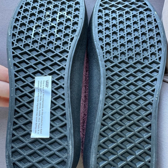 NWOT Vans Pink and Burgundy Suede Sneakers - Picture 4 of 8